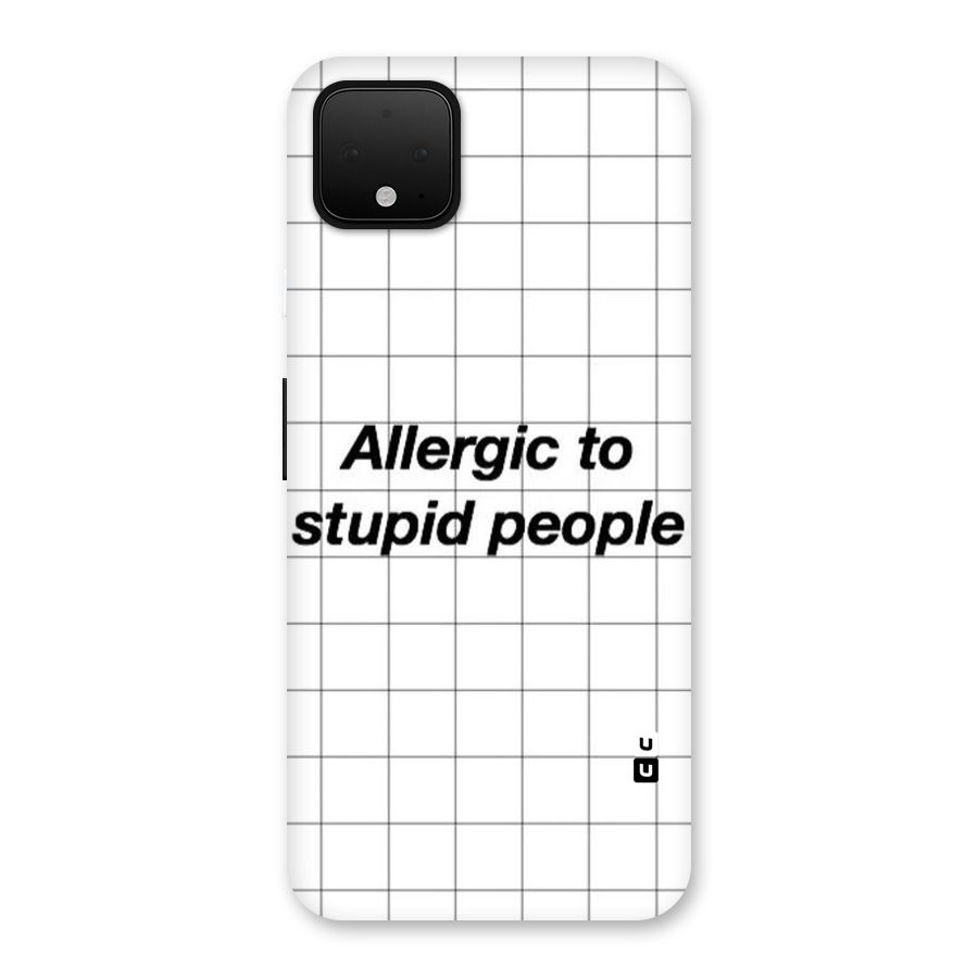 Allergic Back Case for Google Pixel 4 XL