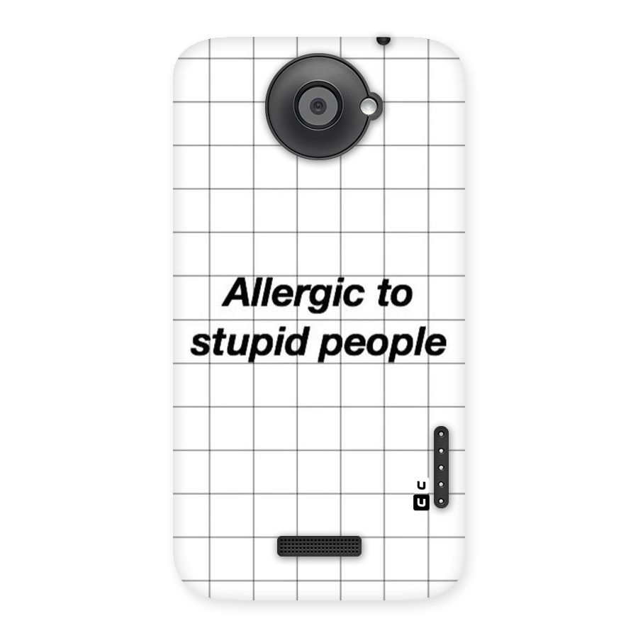 Allergic Back Case for HTC One X