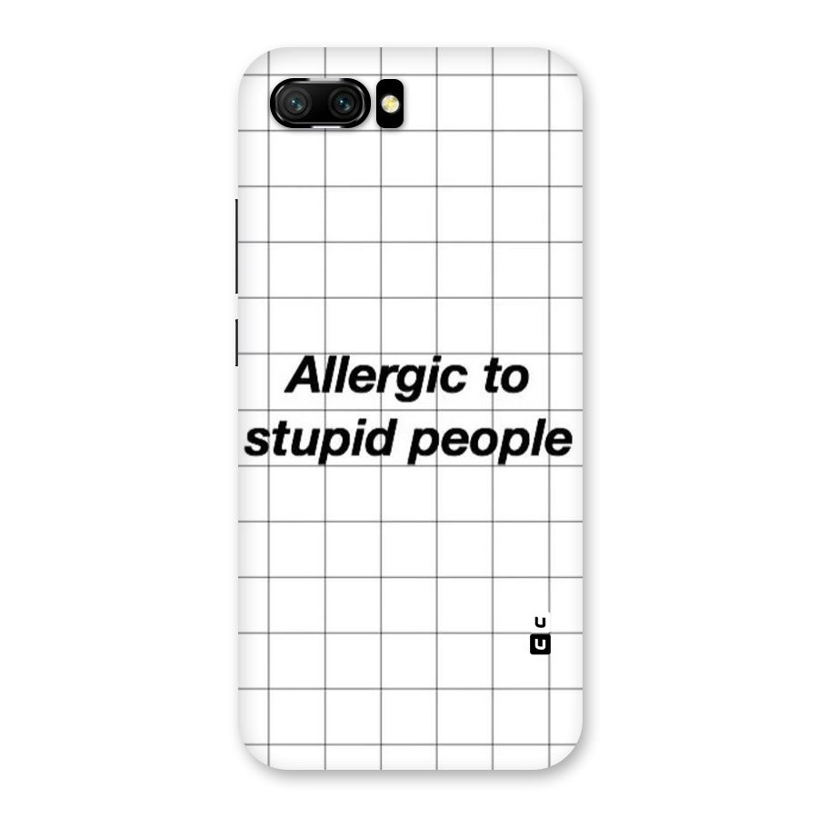 Allergic Back Case for Honor 10