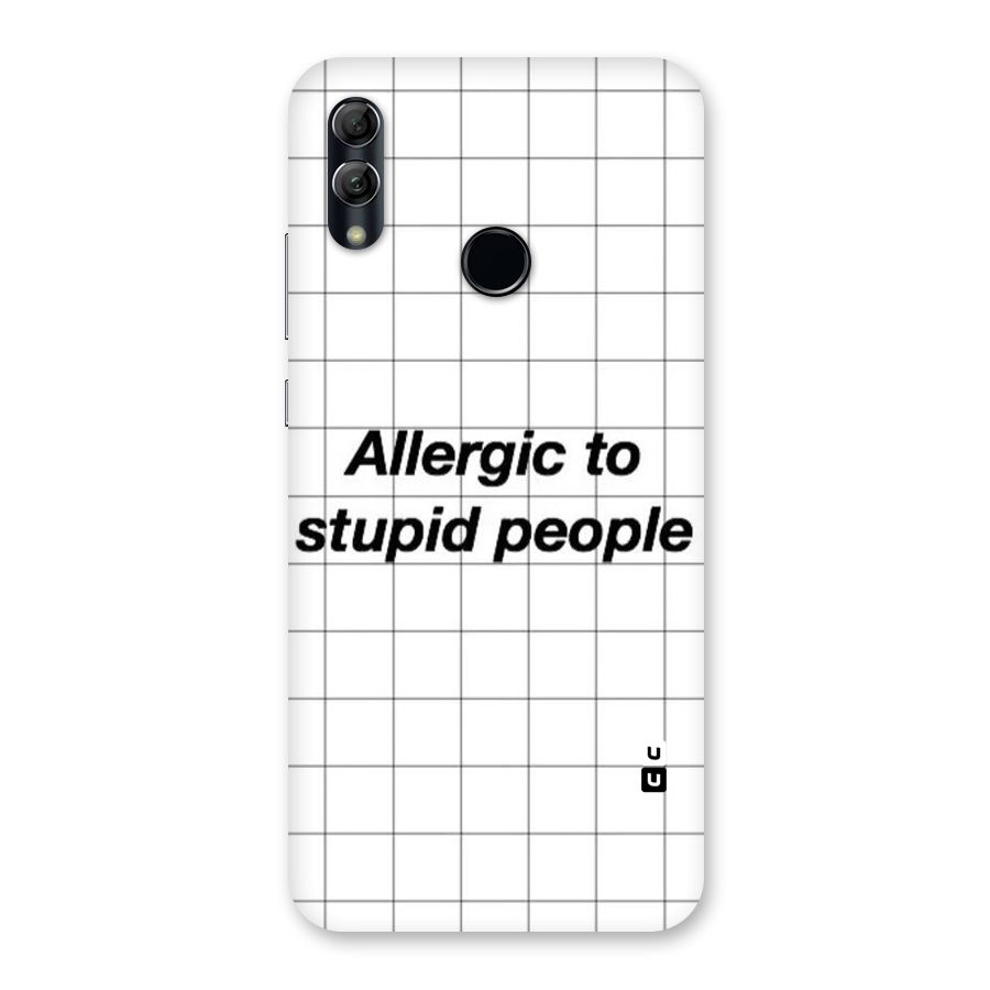 Allergic Back Case for Honor 10 Lite