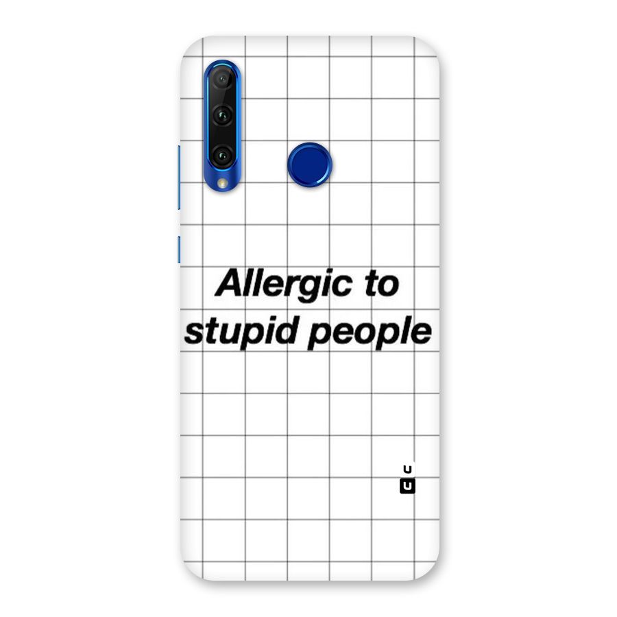 Allergic Back Case for Honor 20i