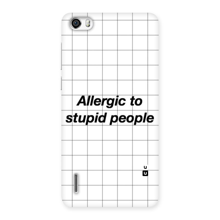 Allergic Back Case for Honor 6