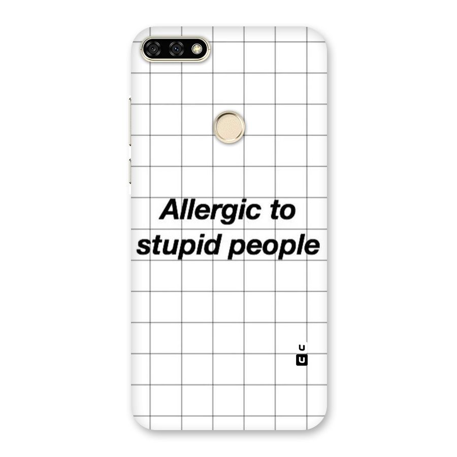 Allergic Back Case for Honor 7A