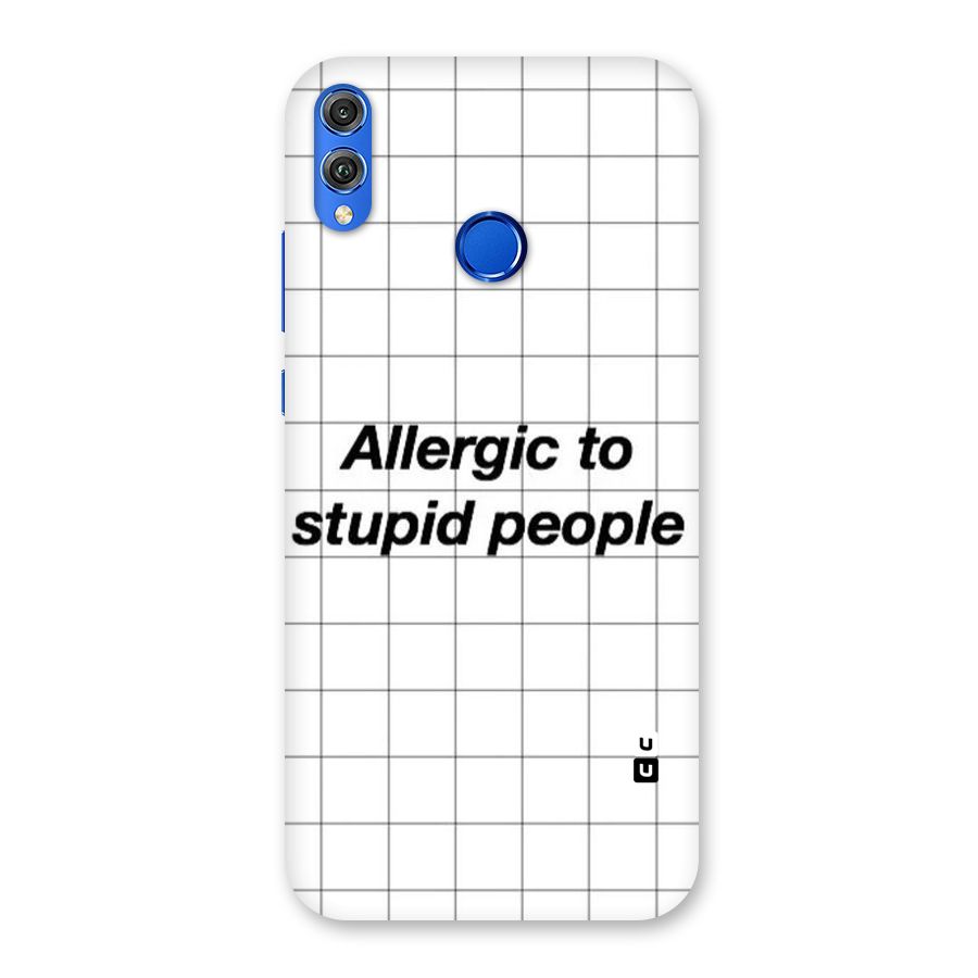 Allergic Back Case for Honor 8X