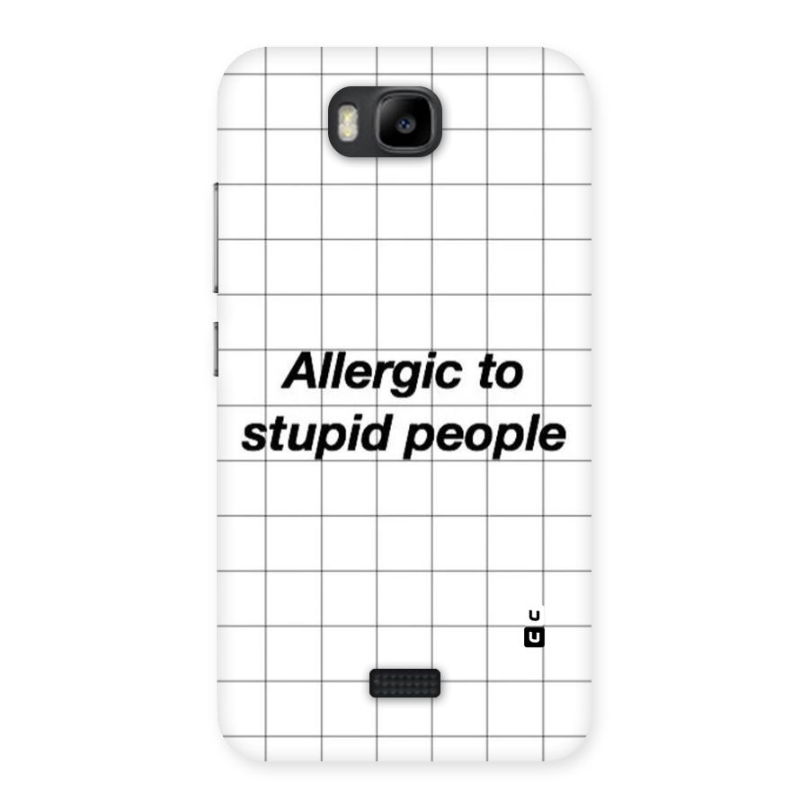 Allergic Back Case for Honor Bee
