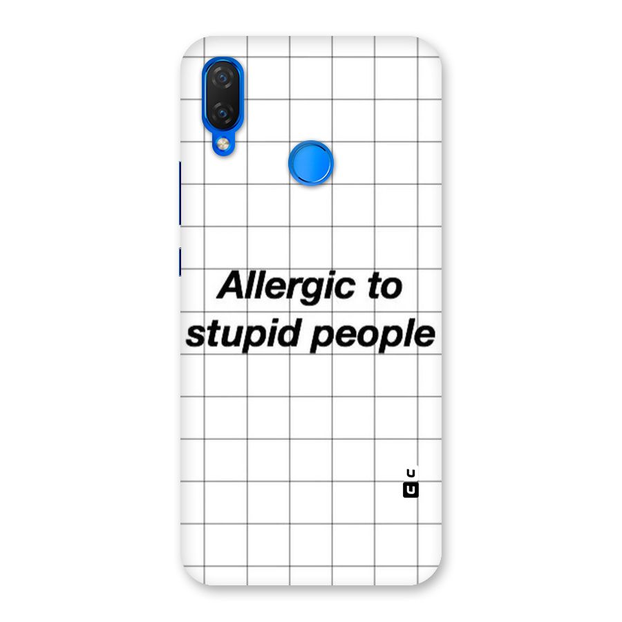 Allergic Back Case for Huawei P Smart+
