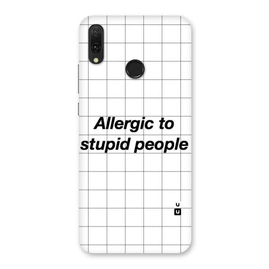 Allergic Back Case for Huawei Y9 (2019)