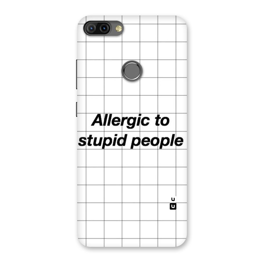 Allergic Back Case for Infinix Hot 6 Pro