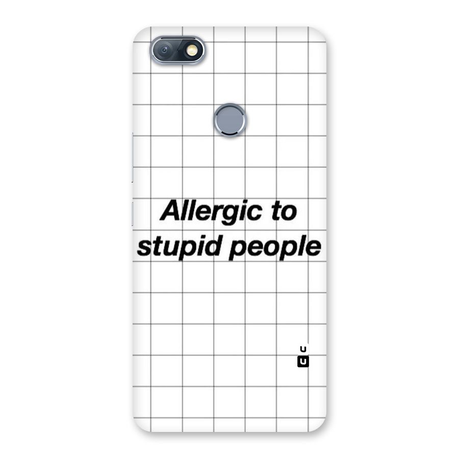 Allergic Back Case for Infinix Note 5