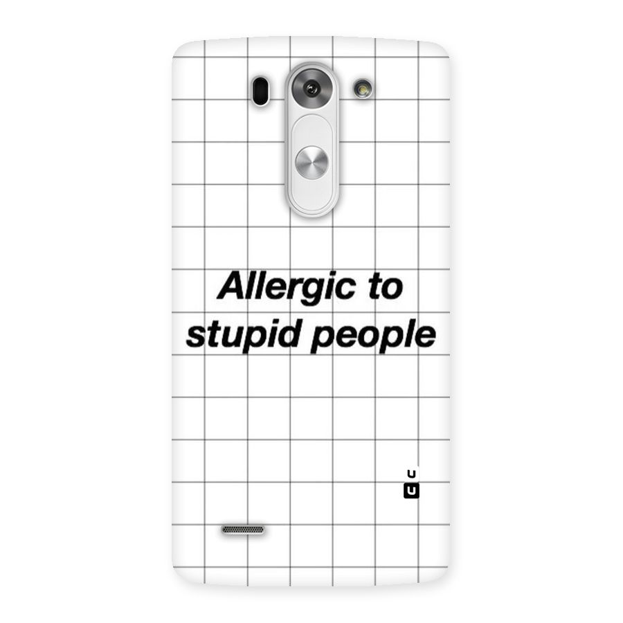 Allergic Back Case for LG G3 Beat