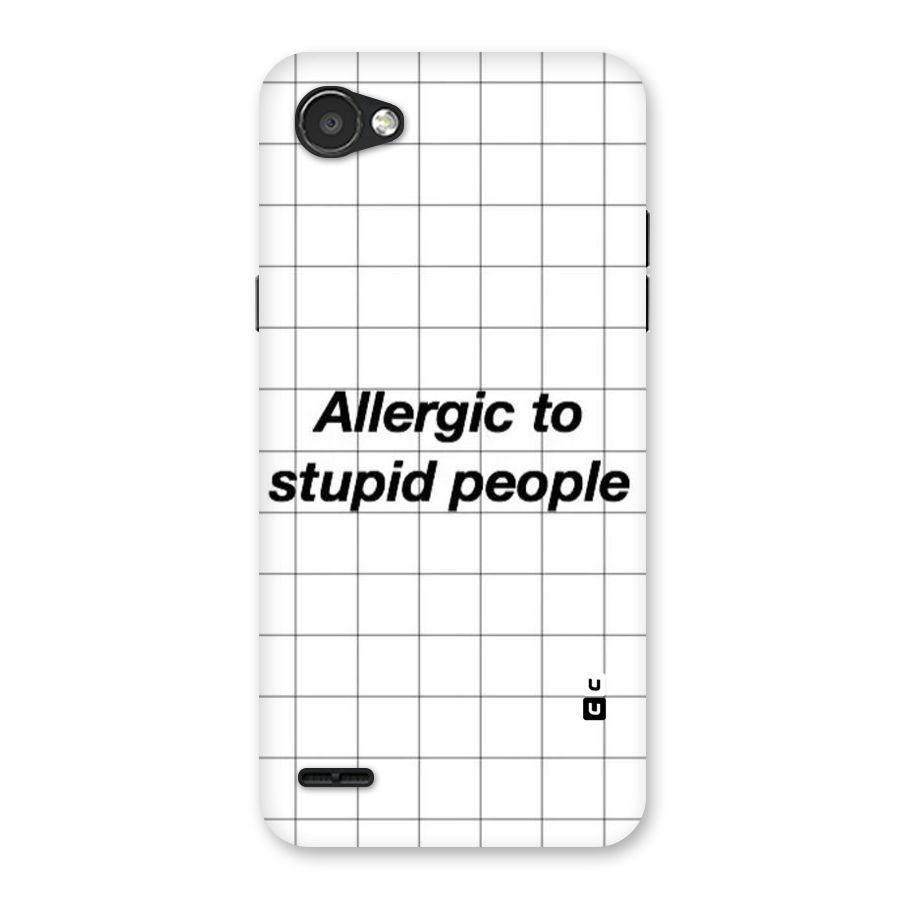 Allergic Back Case for LG Q6