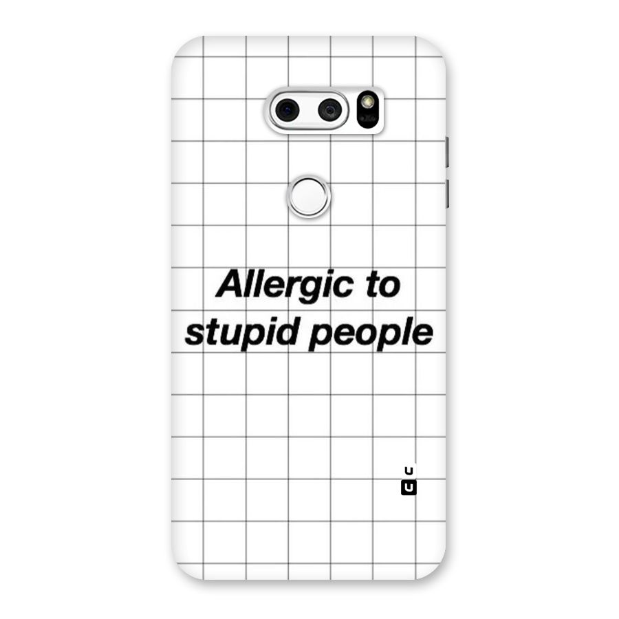 Allergic Back Case for LG V30