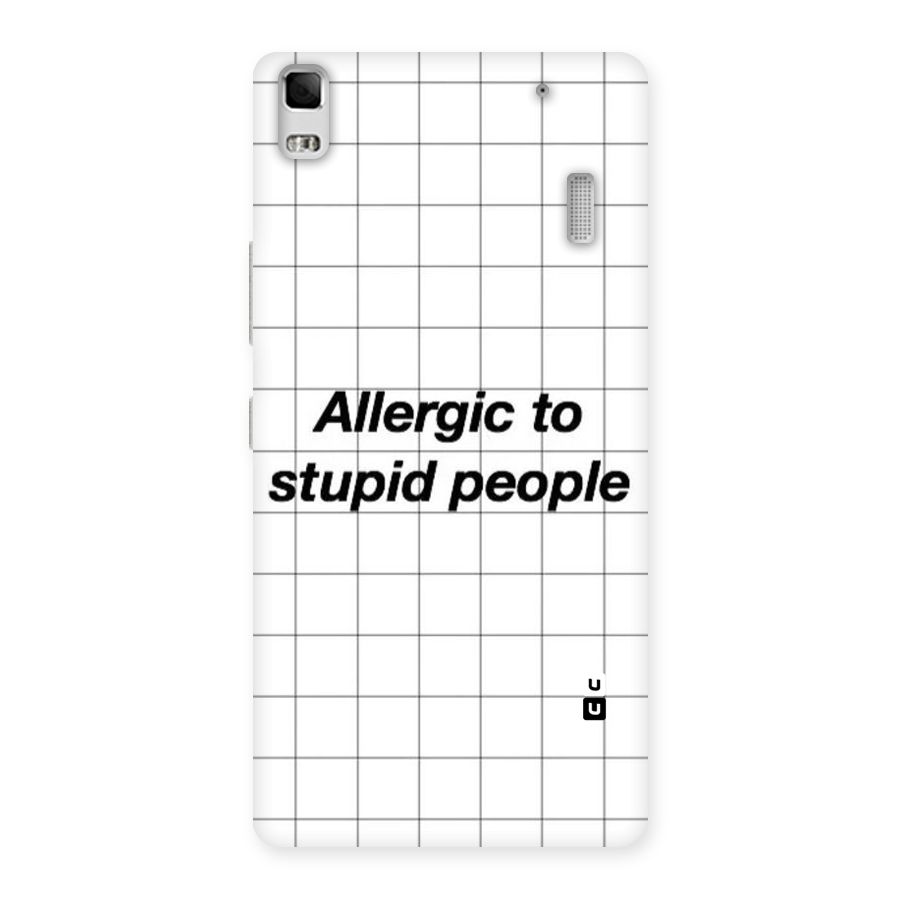 Allergic Back Case for Lenovo K3 Note