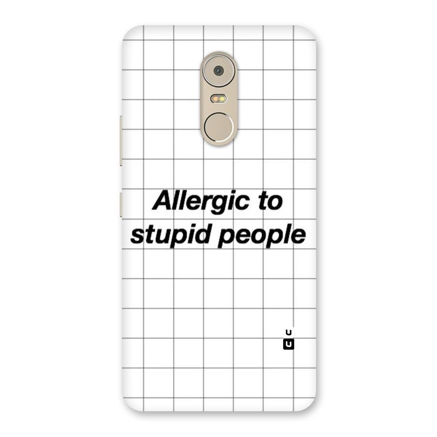 Allergic Back Case for Lenovo K6 Note