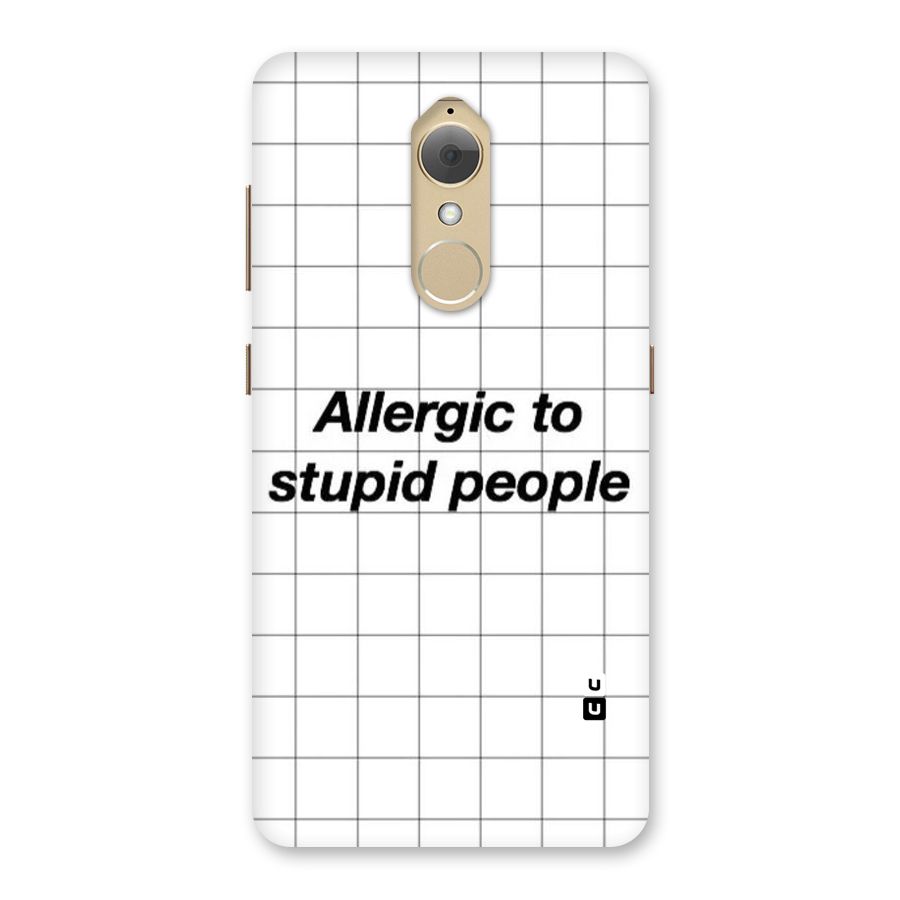 Allergic Back Case for Lenovo K8