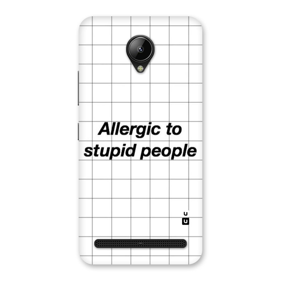 Allergic Back Case for Lenovo C2