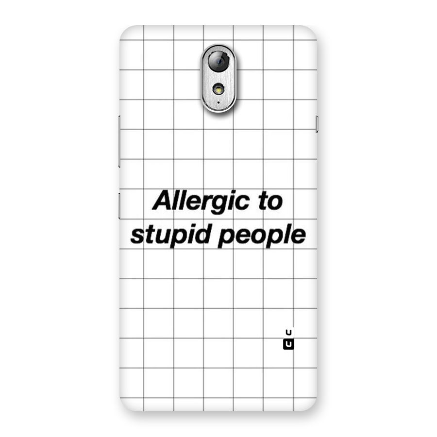 Allergic Back Case for Lenovo Vibe P1M