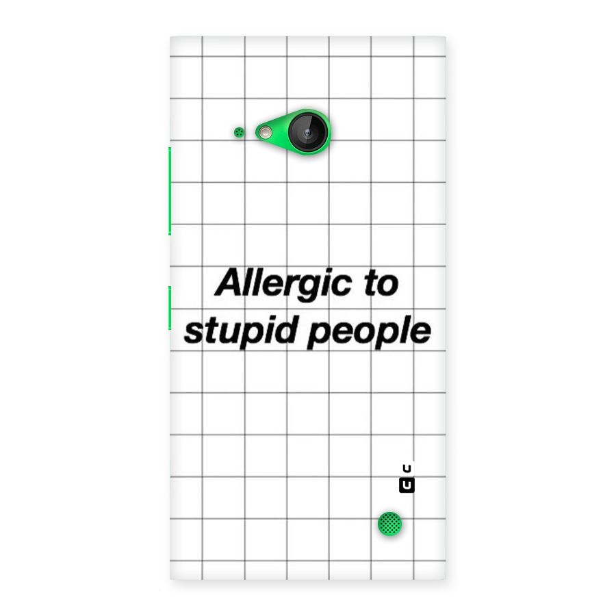 Allergic Back Case for Lumia 730