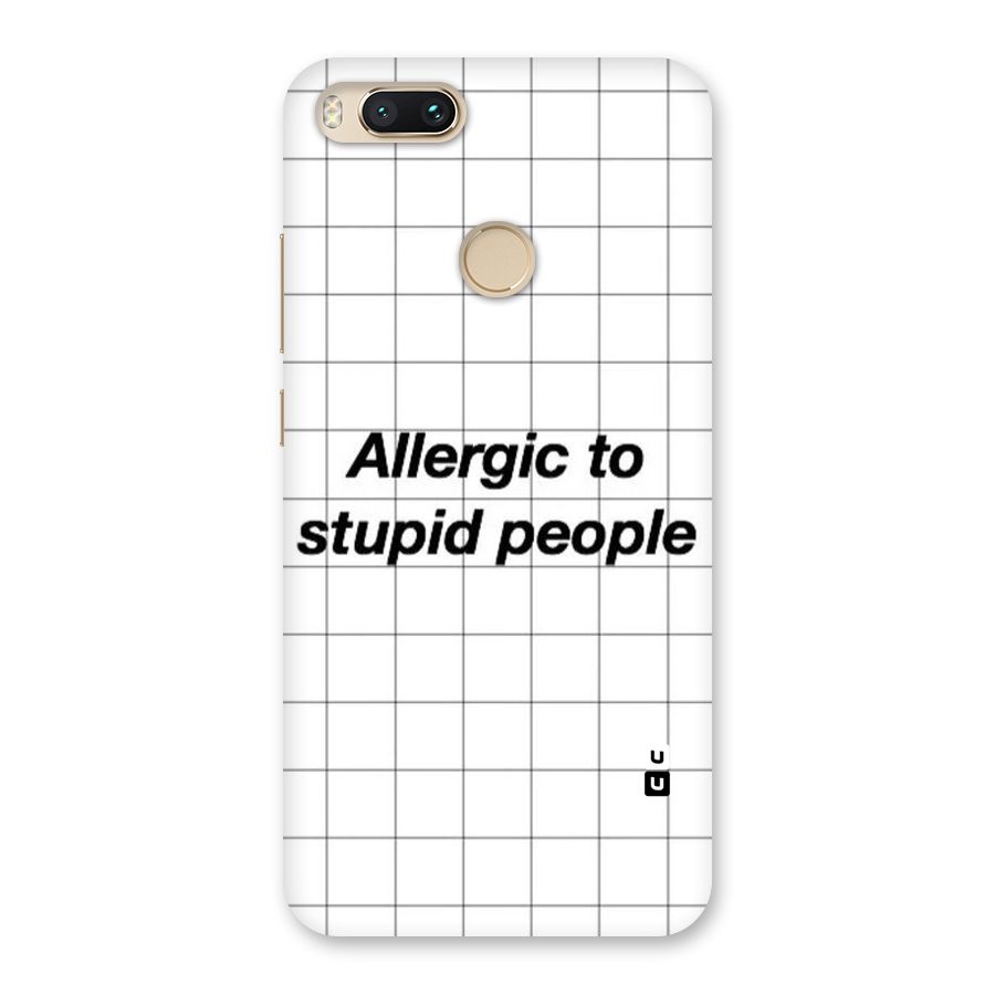 Allergic Back Case for Mi A1