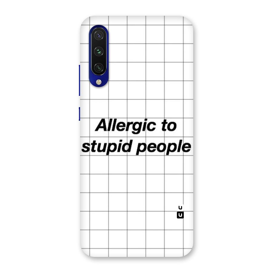 Allergic Back Case for Mi A3