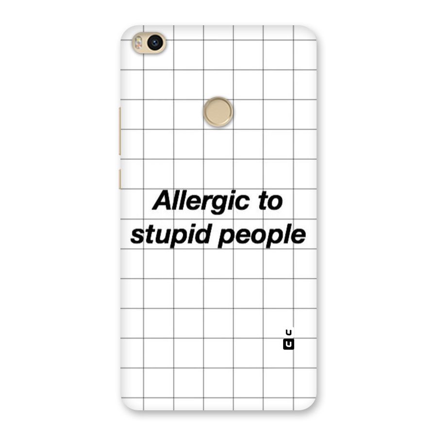 Allergic Back Case for Mi Max 2