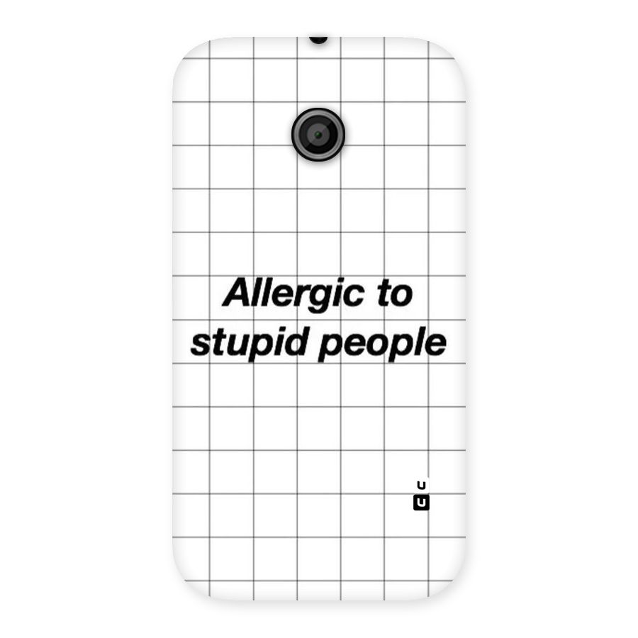 Allergic Back Case for Moto E