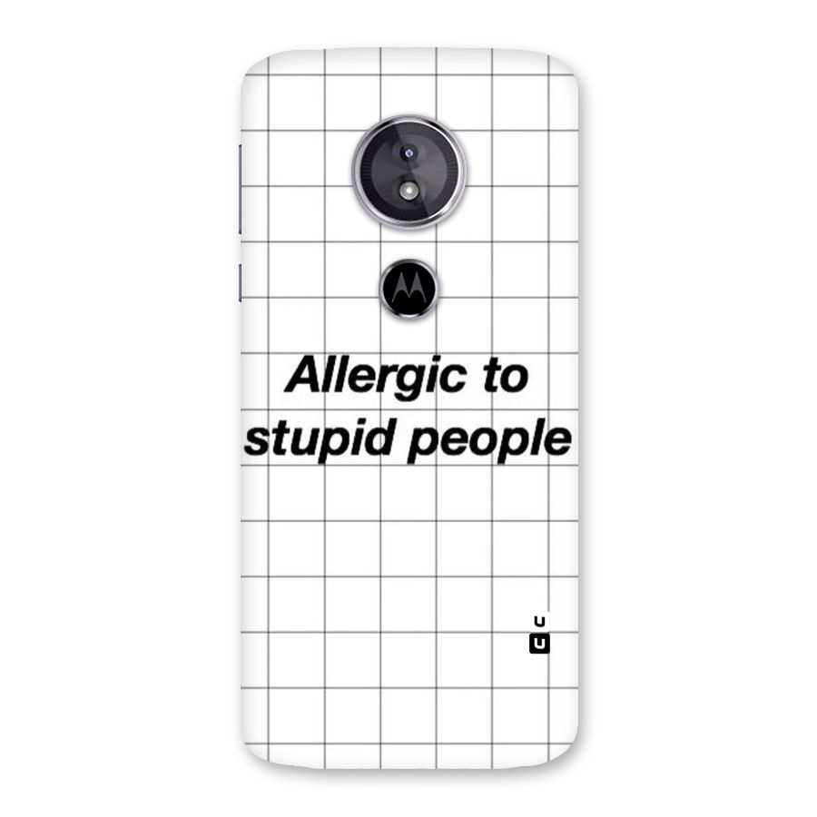 Allergic Back Case for Moto E5