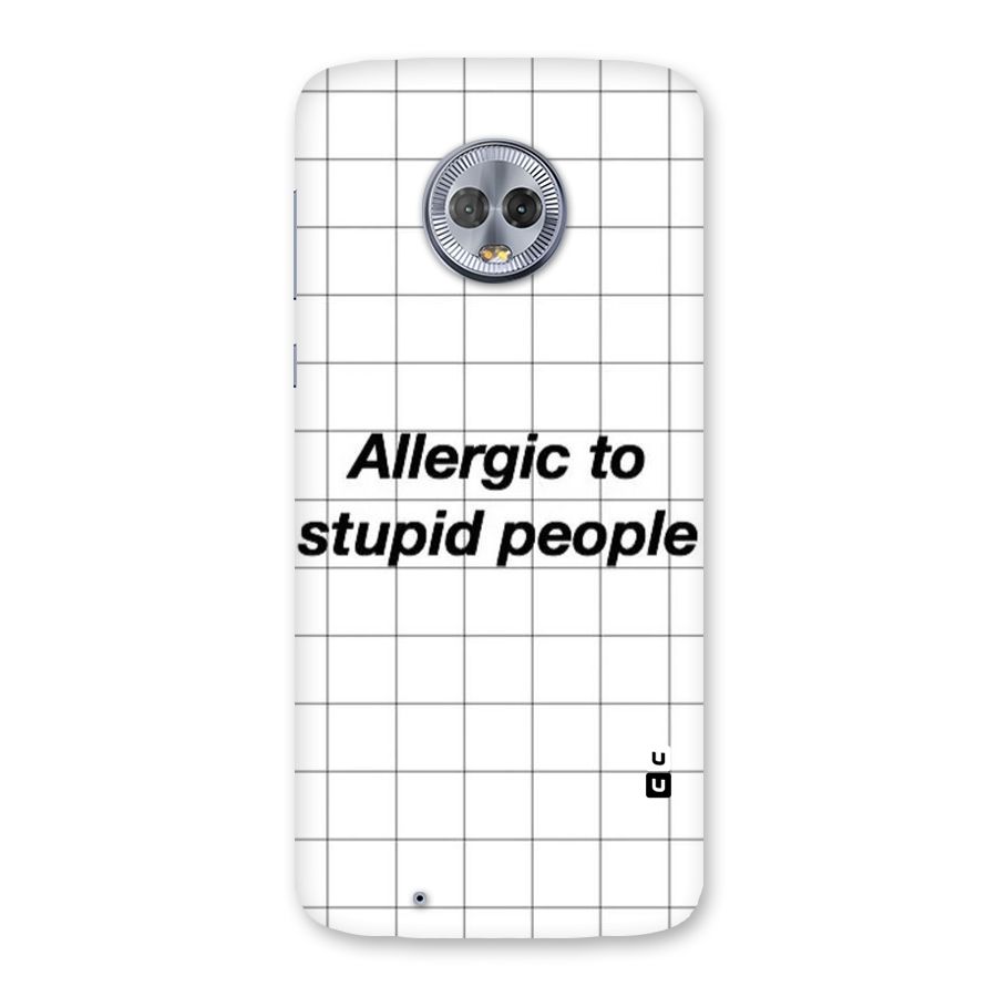 Allergic Back Case for Moto G6