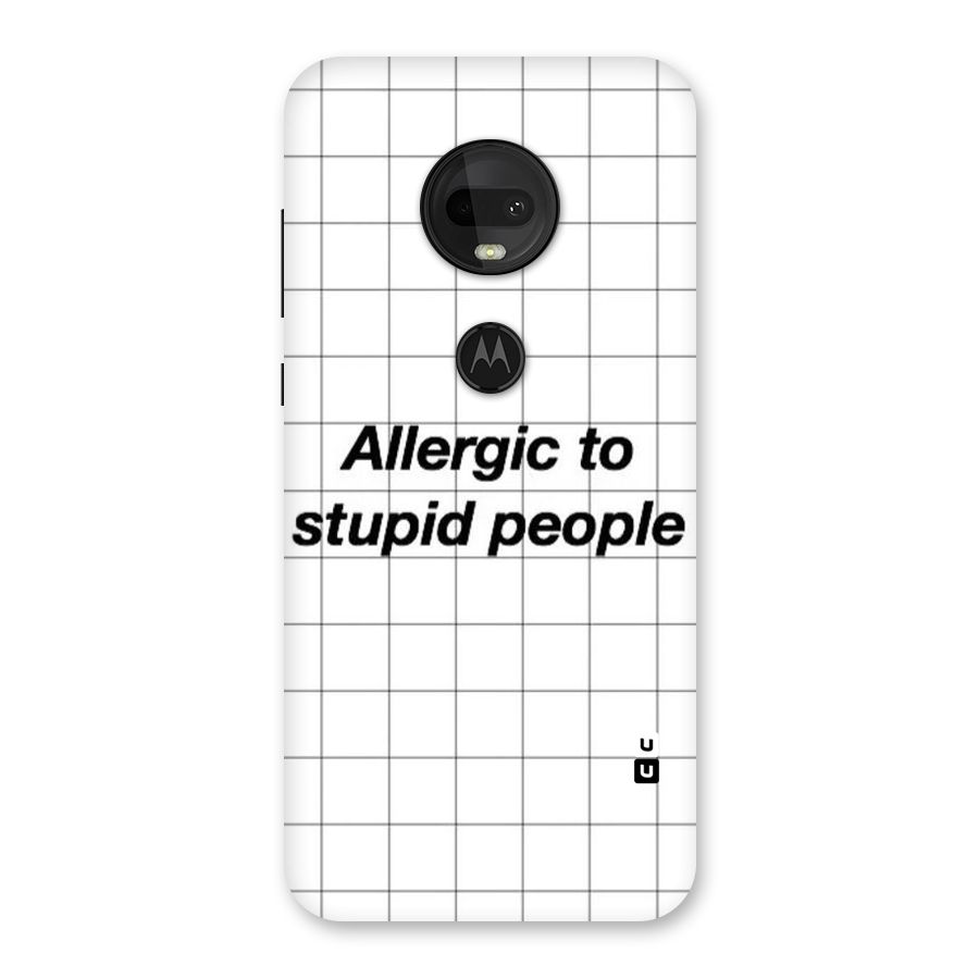 Allergic Back Case for Moto G7