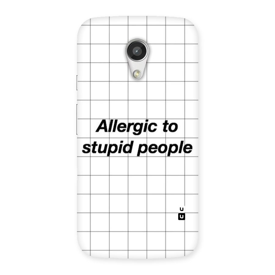 Allergic Back Case for Moto G 2nd Gen
