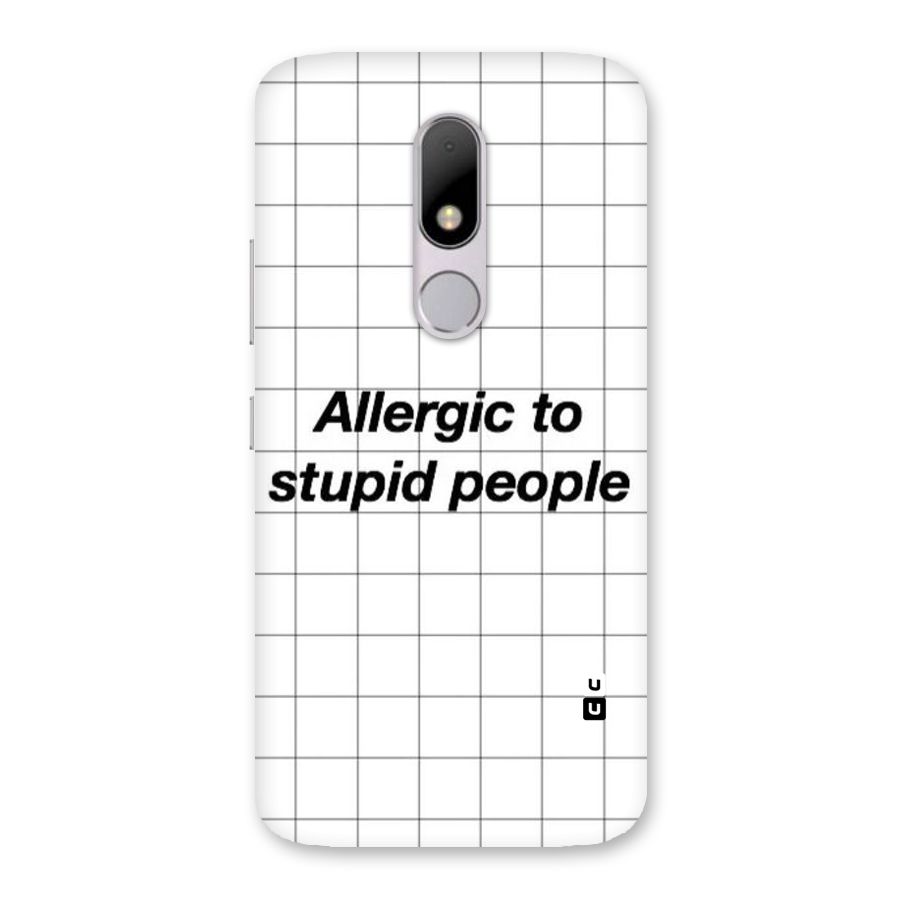 Allergic Back Case for Moto M