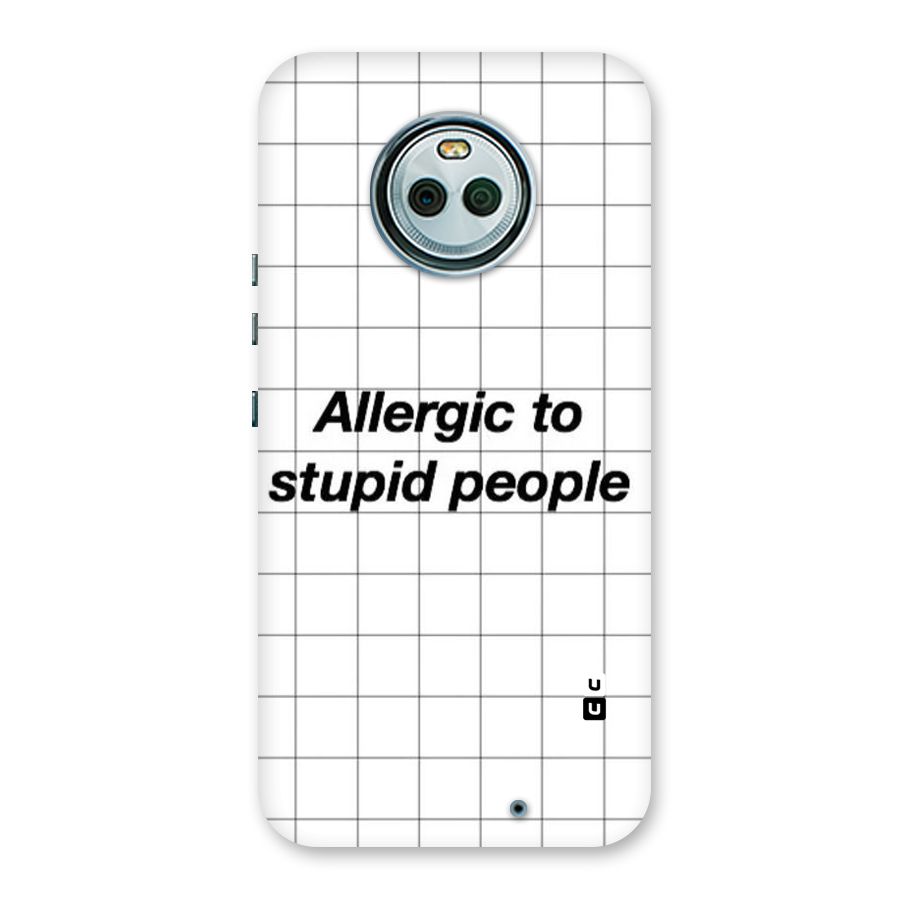 Allergic Back Case for Moto X4