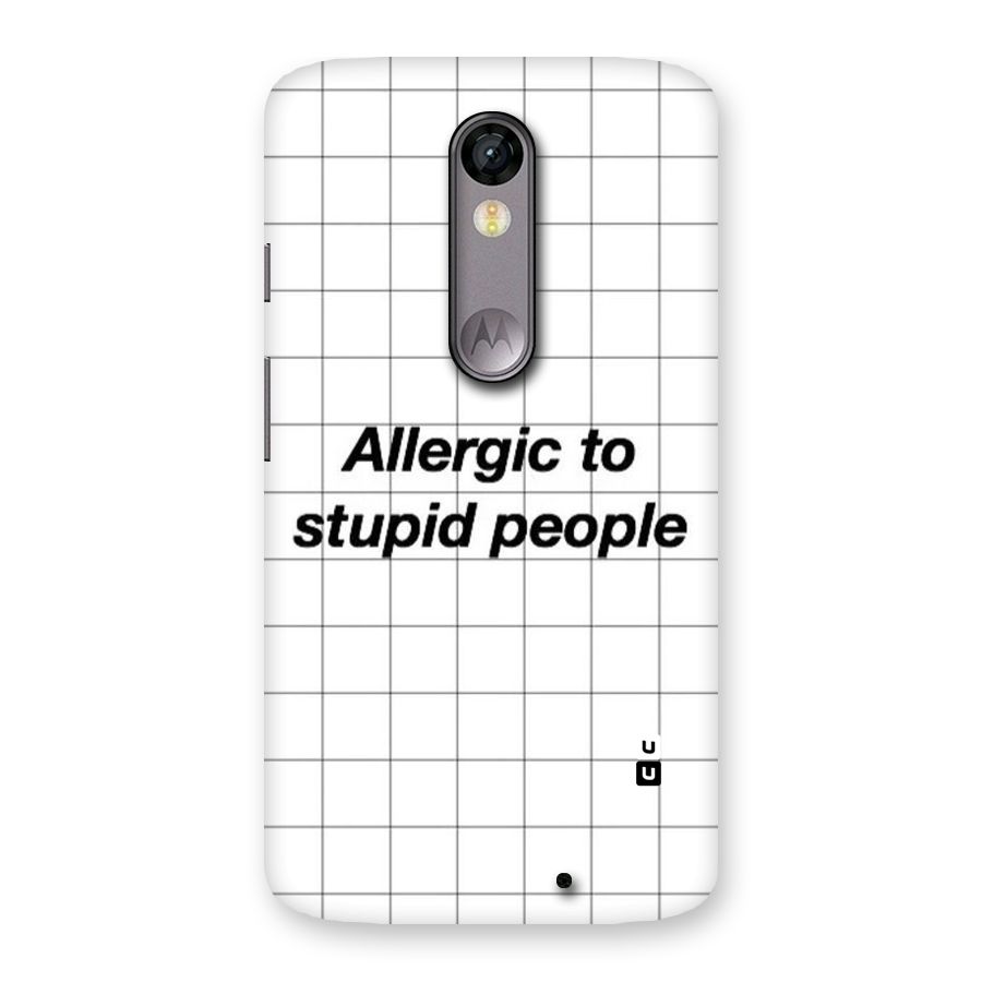 Allergic Back Case for Moto X Force