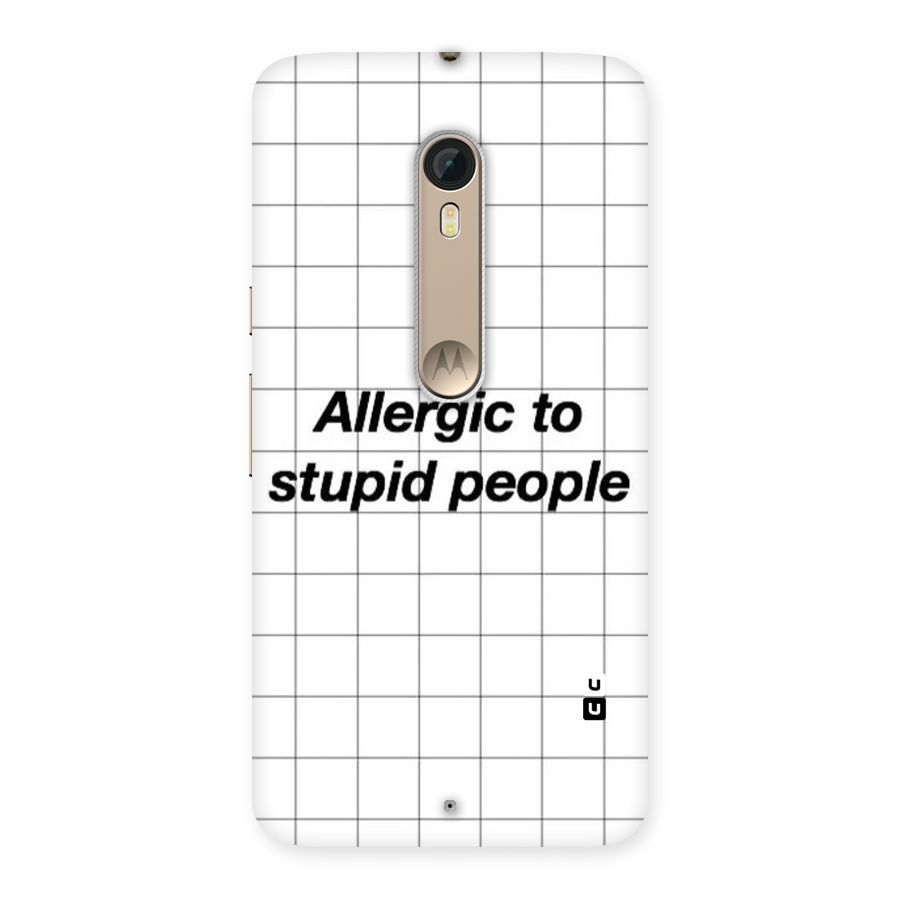 Allergic Back Case for Motorola Moto X Style