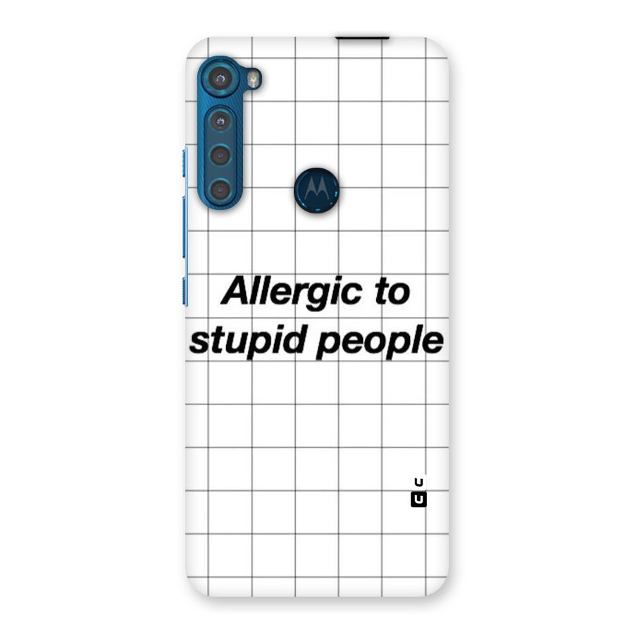 Allergic Back Case for Motorola One Fusion Plus