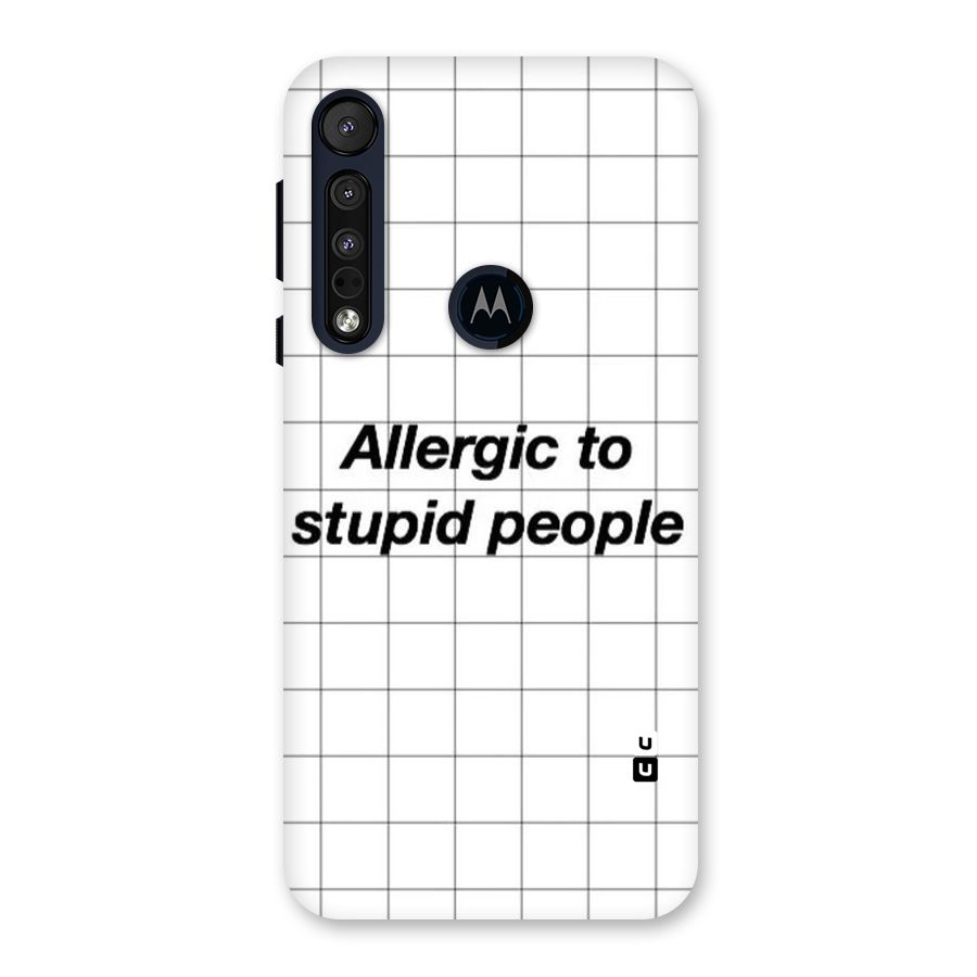 Allergic Back Case for Motorola One Macro