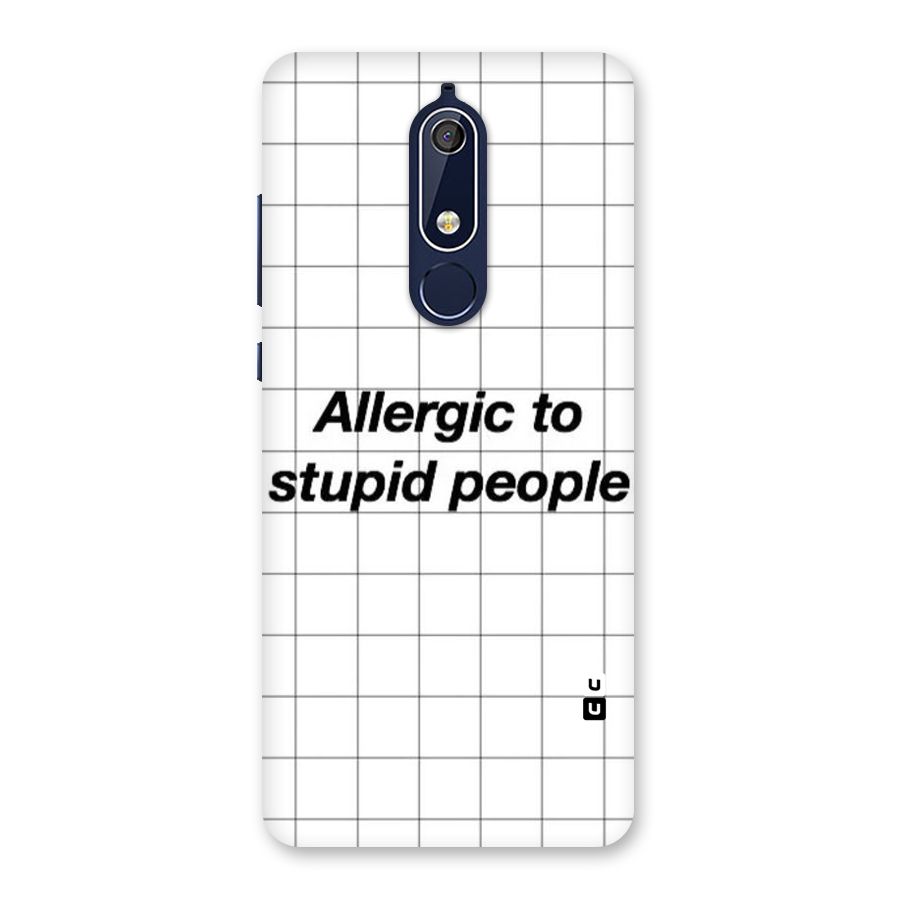 Allergic Back Case for Nokia 5.1