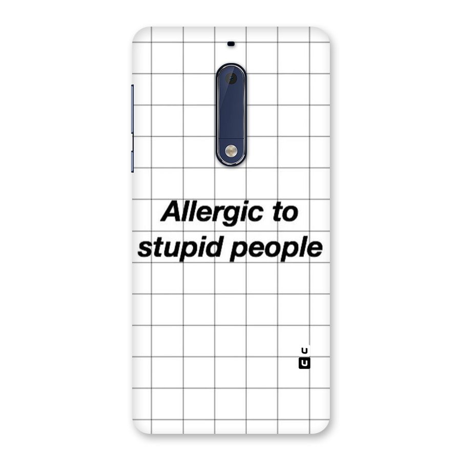 Allergic Back Case for Nokia 5