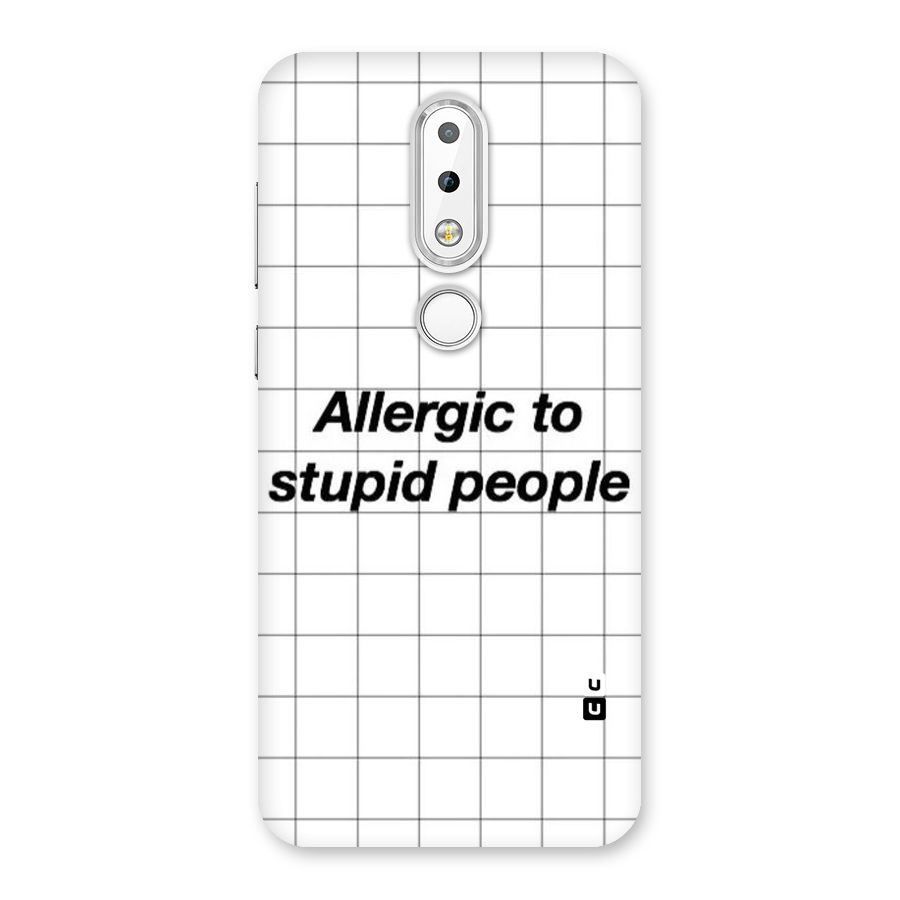 Allergic Back Case for Nokia 6.1 Plus