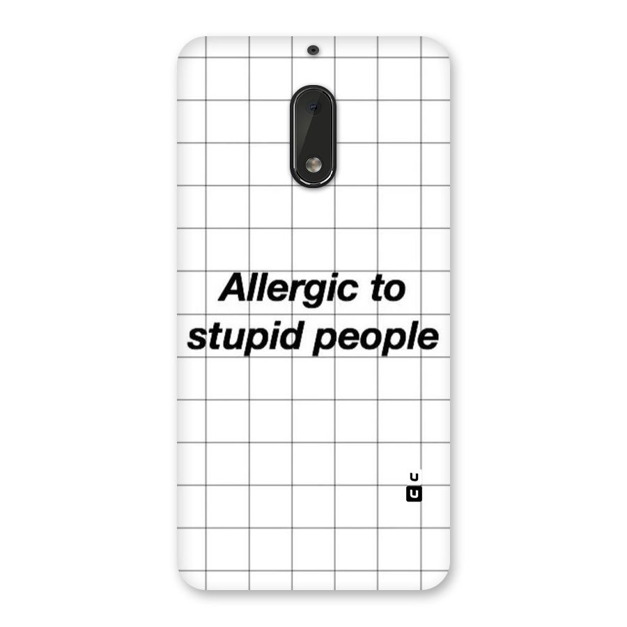 Allergic Back Case for Nokia 6