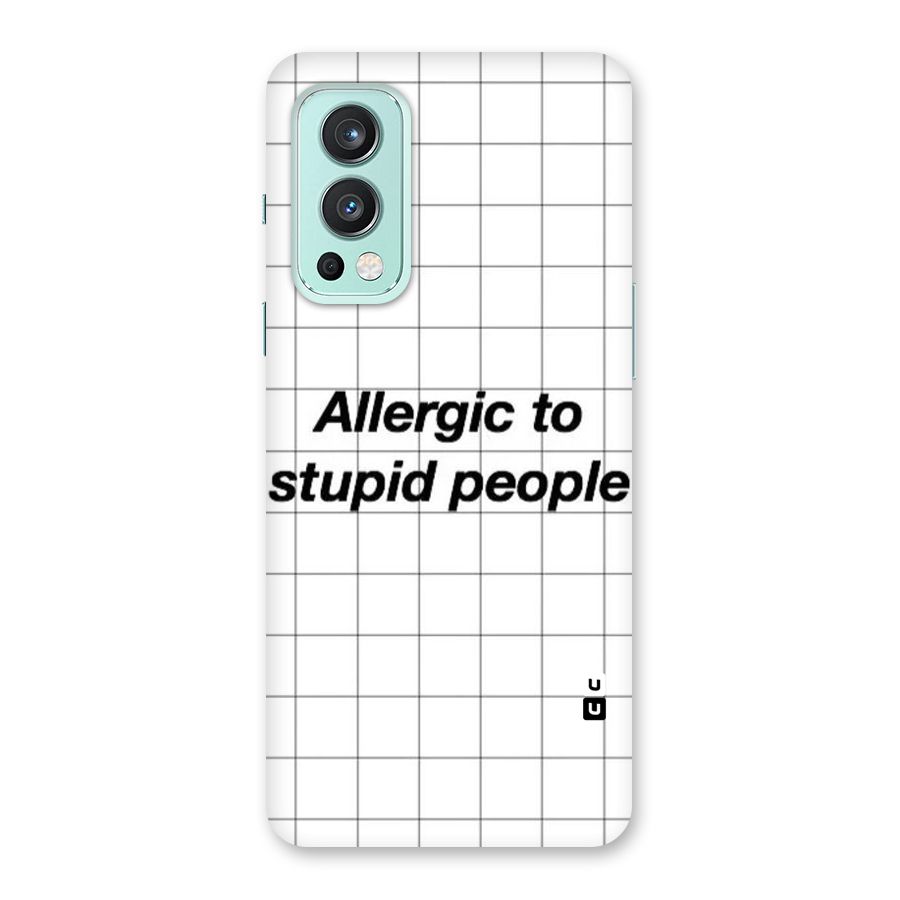 Allergic Back Case for OnePlus Nord 2 5G