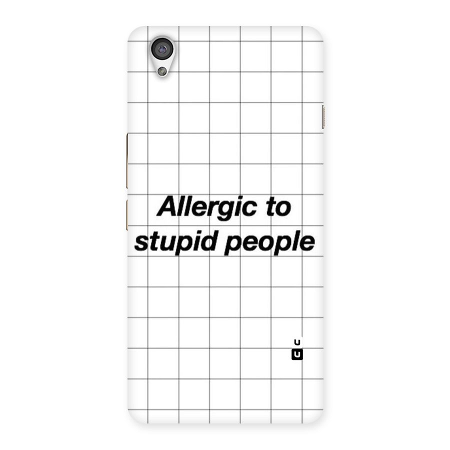 Allergic Back Case for OnePlus X