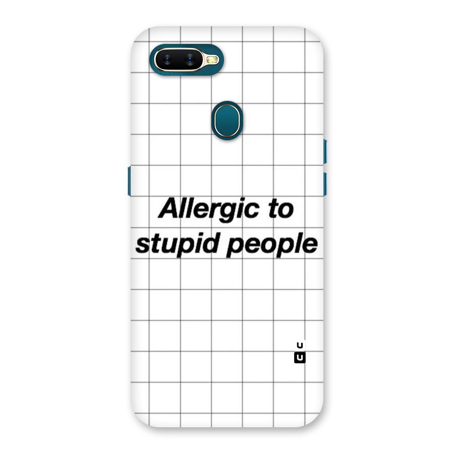 Allergic Back Case for Oppo A11k