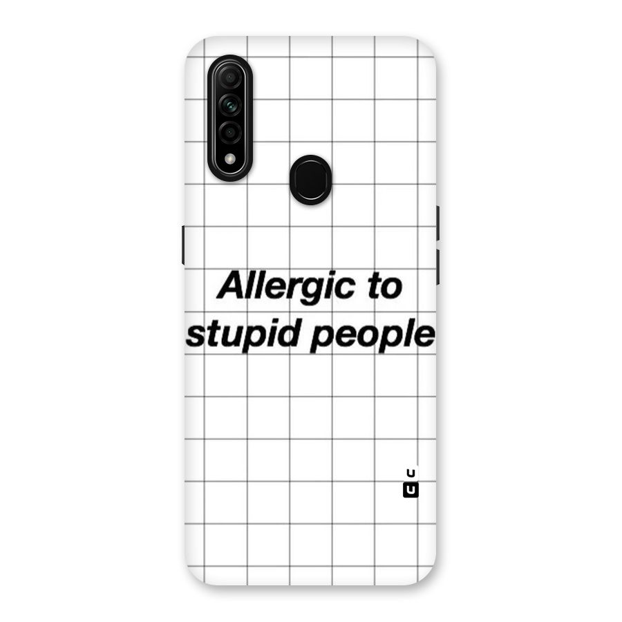 Allergic Back Case for Oppo A31
