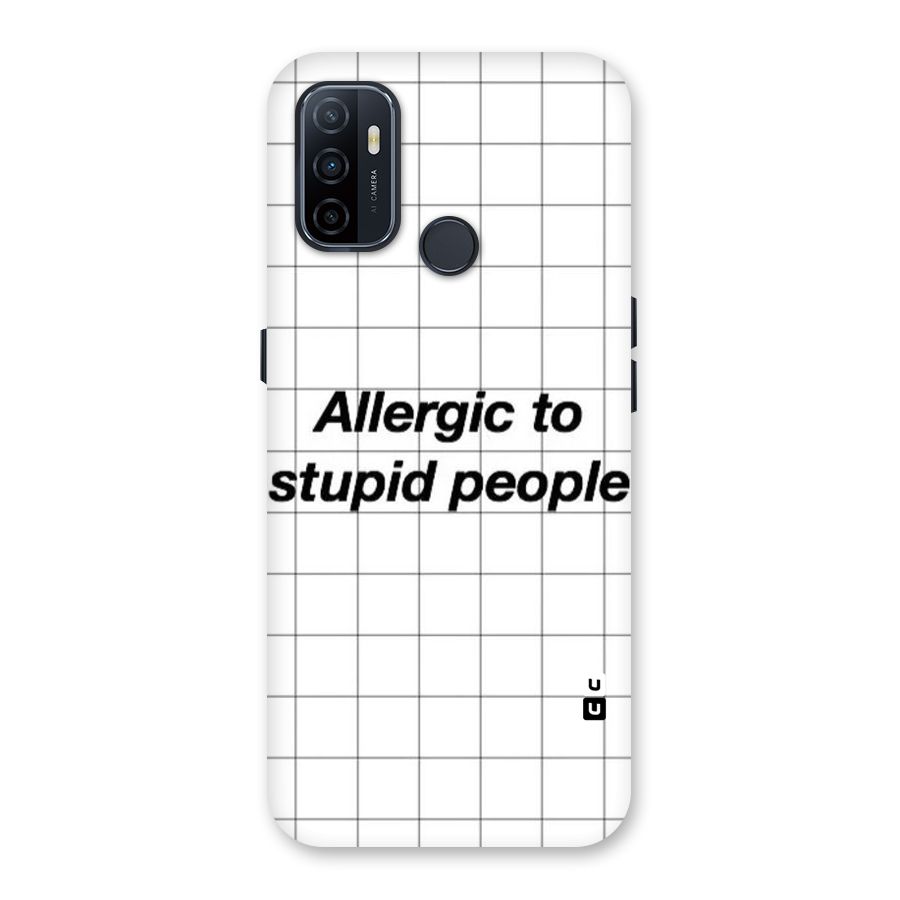 Allergic Back Case for Oppo A32
