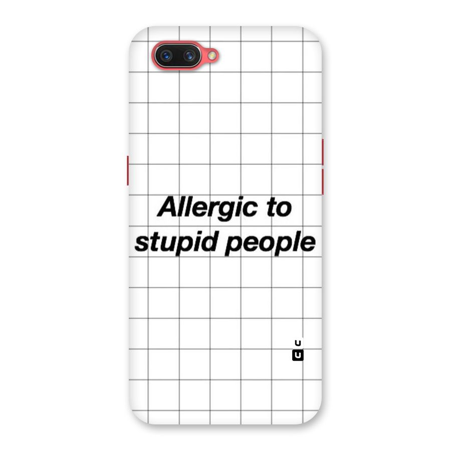 Allergic Back Case for Oppo A3s