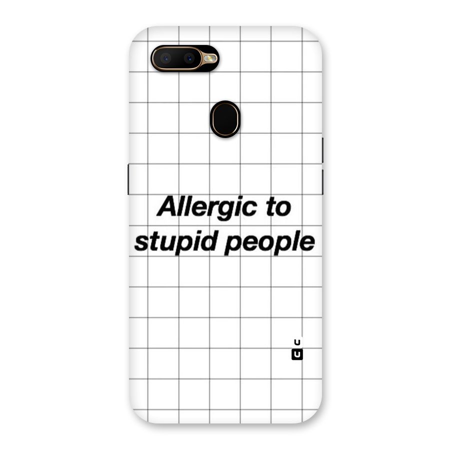 Allergic Back Case for Oppo A5s