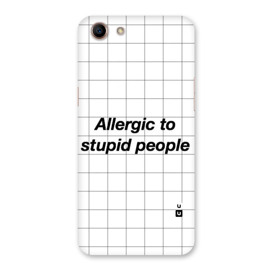 Allergic Back Case for Oppo A83 (2018)