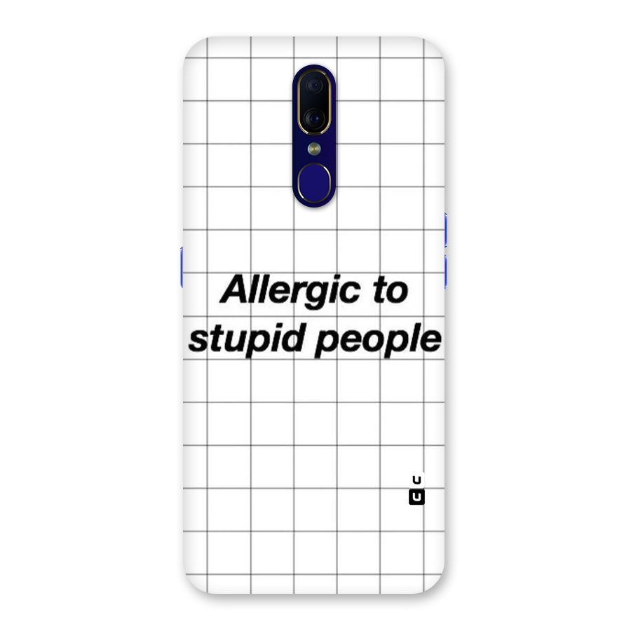 Allergic Back Case for Oppo A9