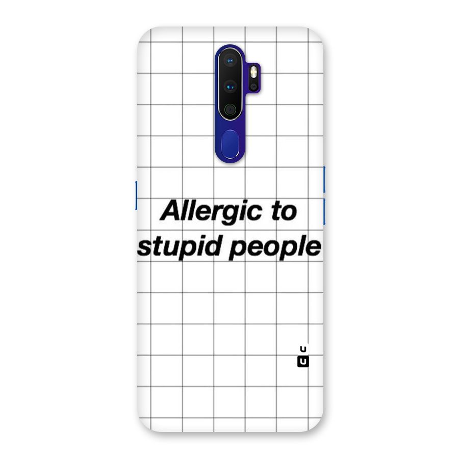 Allergic Back Case for Oppo A9 (2020)